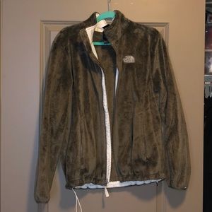 Brown Furry Northface Jacket 😊